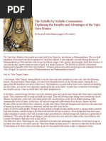 The Syllable by Syllable Commentary Explaining The Benefits and Advantages of The Vajra Guru Mantra