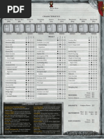 Grey Knight Character Sheet