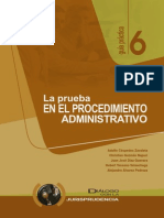 La Prueba en El Procedimiento Administrativo