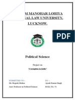 Dr. Ram Manohar Lohiya National Law University, Lucknow.: Project On