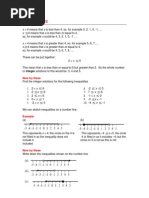 Inequalities: X 4 Means That X Is Less Than 4 So, For Example 3, 2, 1, 0, - 1, X