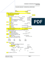 B737CL Limitations