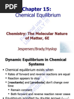 Brdy 6ed Ch15 ChemicalEquilibrium