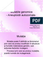 Mutatii Genomice