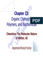 Brdy 6ed Ch23 OrganicPolymersAndBiochemicals