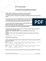 Polybeam Length Calculation in TeklaStructures