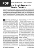 A Cultural Models Approach To Service Recovery: Torsten Ringberg, Gaby Odekerken-Schröder, & Glenn L. Christensen