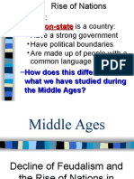 Decline of Feudalism - Rise of Nation States