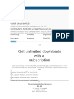 Get Unlimited Downloads With A Subscription: Caiet de Practică