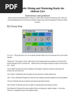 Guide To RA Ableton Mastering Racks