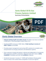 Kentz Global - Summary Presentation