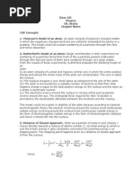 Xii Phy Ch12 Atoms Chapternotes