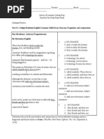 SLCP s1 Studyguide Blocks 3 5 College Prep