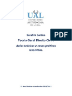 Teoria Geral Direito Civil 1 - Sebenta Serafim Cortizo 