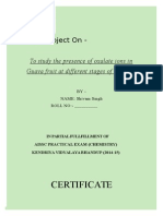 Chemistry Investigatory On Presence of Oxlate Ion in Guava