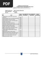 Borang Markah Ujian Lisan - Bahasa Melayu 3kaa1