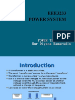 Power System 3 - Power Transformer EEE3233