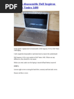 How To Disassemble Dell Inspiron 1420 or Vostro 1400