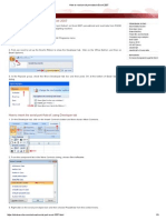 How To Read Serial Port Data in Excel 2007