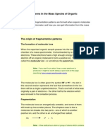 Fragmentation Patterns in The Mass Spectra of Organic Compounds