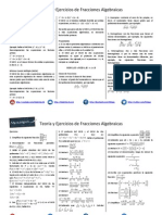 Teoría y Práctica de Fracciones Algebraicas PDF