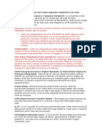 Classificação Das Redes Segundo Arquitetura Da Rede