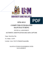 EPM 451/3 Computer Integrated Manufacturing