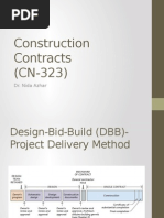 Construction Contracts - Delivery Methods