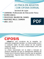 Actividad Física en Adultos Mayores Con Cifosis Dorsal