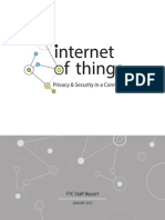 FTC: Internet of Things Report