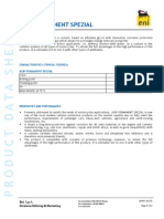 Characteristics (Typical Figures) Agip Permanent Spezial