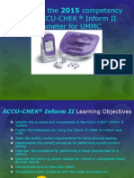 AccuChek Inform II Competency