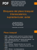 Bloqueos Del Plexo Braquial