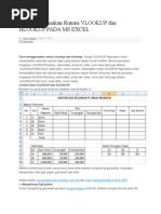 Cara Menggunakan Fungsi Vlookup