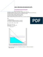 Solucionario de Problemas Lineales