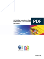 OECD Perspectives: Spain Policies For A Sustainable Recovery