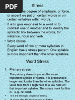 14 English Word Stress