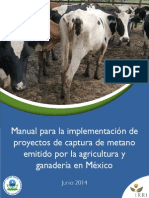 Manual para La Implementacion de Proyectos de Captura de Metano Emitido Por La Agricultura y Ganaderia e