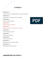 Fisica I Experimental