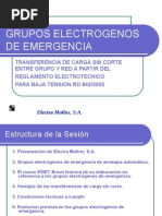 Grupos Electrógenos - Electra Molins