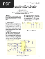 Design and Implementation of Wireless Energy Meter System For Monitoring The Single Phase Supply