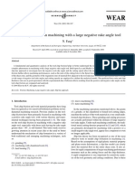 Tool-Chip Friction in Machining With A Large Negative Rake Angle Tool