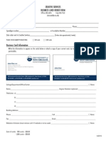 Creative Services Business Card Order Form: Jane Doe John Doe