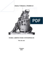 Teoria Arhitecturii Contemporane DS PDF