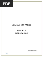 Unidad 5 Calculo Vectorial