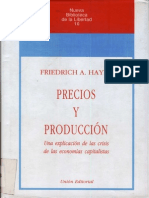 Hayek - Precios y Producción