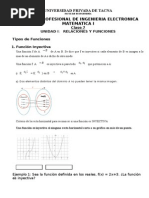 Tipos de Funciones