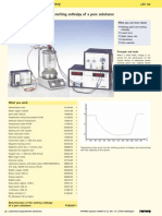 Determination of The Melting Enthalpy of A Pure Substance