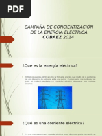 Campaña de Concientización de La Energía Eléctrica Cobaez