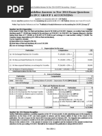 CA IPCC Accounts Group I Nov 14 Guideline Answers 08.11.2014